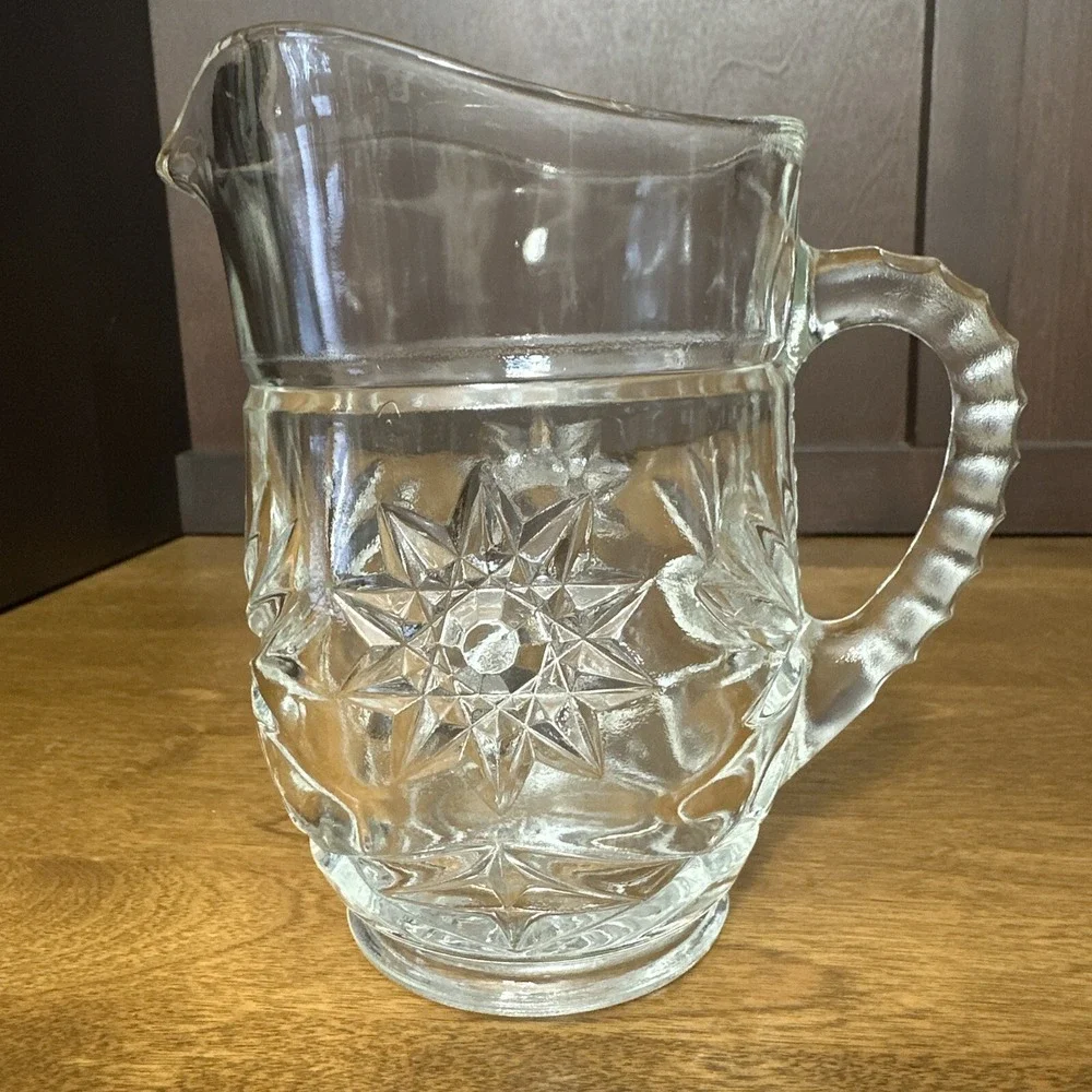 Early American Prescut Clear Glass 5.5